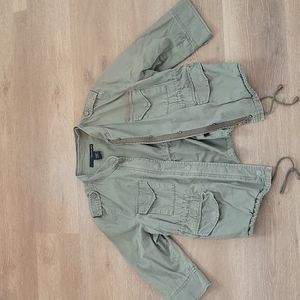 Army green spring jacket